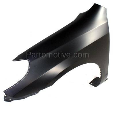 Aftermarket Replacement - FDR-1463LC & FDR-1463RC CAPA 2003-2008 Toyota Matrix (XR & XRS) 1.8L (Wagon) Front Fender Quarter Panel (with Rocker Molding Holes) SET PAIR Right & Left Side - Image 2