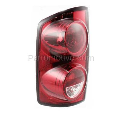 Aftermarket Auto Parts - TLT-1337LC CAPA 2007-2008 Dodge Ram 1500 & 2007-2009 2500, 3500 Truck Rear Taillight Assembly Red Clear Lens & Housing with Bulb Left Driver Side - Image 2
