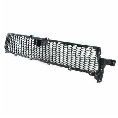 Aftermarket Replacement - GRL-2212C CAPA 2010-2013 Mitsubishi Outlander (2.4 & 3.0 Liter Engine) Front Center Lower Face Bar Grille Assembly Textured Black Shell & Insert Plastic - Image 2