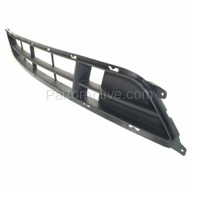 Aftermarket Replacement - GRL-1885C CAPA 2009-2010 Hyundai Sonata (2.4L & 3.3L Engine) Front Lower Bumper Cover Face Bar Grille Assembly Textured Gray Shell & Insert Plastic - Image 2