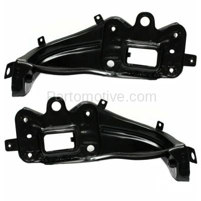 Aftermarket Replacement - BBK-1465L & BBK-1465R 2006-2011 Mercedes-Benz CLS-Class Front Bumper Cover Face Bar Retainer Mounting Brace Bracket Made of Steel SET PAIR Right Passenger & Left Driver Side - Image 1