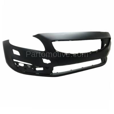 Aftermarket Replacement - BUC-4078FC CAPA 2014-2016 Volvo S60/V60 Front Bumper Cover Assembly (with Headlight Washer Holes) without Park Assist Sensor Holes Primed - Image 2
