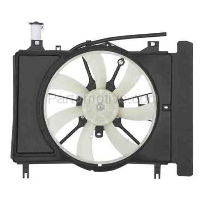 TYC - FMA-1510TY TYC 07-13 Yaris Scion xD Radiator A/C AC Condenser Cooling Fan Motor Assy Shroud - Image 2