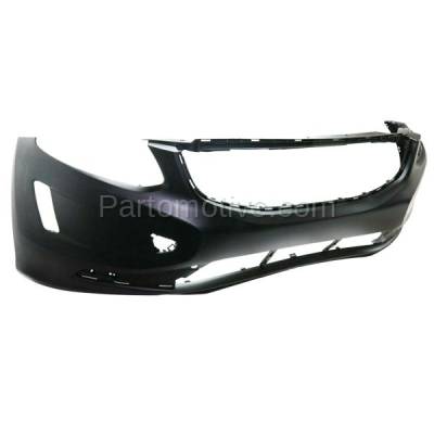 Aftermarket Replacement - BUC-4075FC CAPA 2014-2017 Volvo XC60 Front Bumper Cover Assembly (without Headlight Washer & Park Assist Sensor Holes) Primed Plastic - Image 2