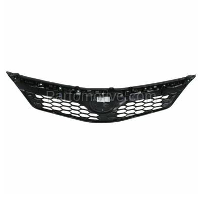 Aftermarket Replacement - GRL-2563C CAPA 2012-2014 Toyota Camry (SE & SE Sport) (excluding Hybrid Model) Front Grille Assembly Paintable Shell & Honeycomb Insert Plastic - Image 3