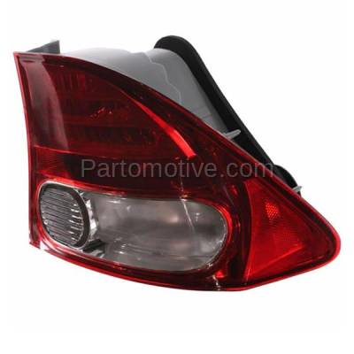Aftermarket Auto Parts - TLT-1376RC CAPA 2009-2011 Honda Civic (Sedan 4-Door) Rear Outer Body Mounted Taillight Assembly Lens & Housing without Bulb Right Passenger Side - Image 2
