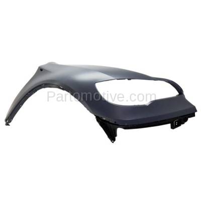 Aftermarket Replacement - FDR-1825R 2008-2014 BMW X6 (excluding M Models) Front Fender Quarter Panel (without Headlight Washer Hole) Primed Right Passenger Side - Image 2