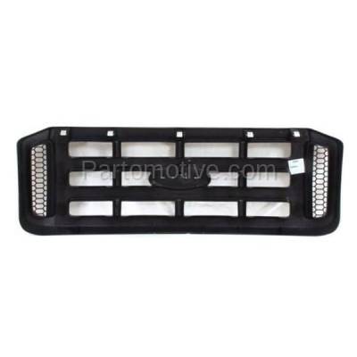 Aftermarket Replacement - GRL-1501C CAPA 2006-2007 Ford Super Duty F250 F350 F450 F550 Pickup Truck (without Chrome Package) Front Grille Assembly Shell & Insert Plastic - Image 3