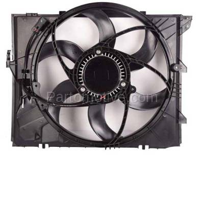 Aftermarket Replacement - FMA-1560 RADIATOR/CONDESNER FAN ASSEMBLY;WITHOUT TURBO;WITHOUT SULEV BM3115109 - Image 2