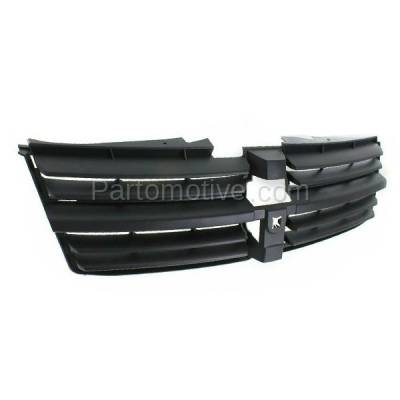 Aftermarket Replacement - GRL-1311C CAPA 2008-2010 Dodge Grand Caravan Front Center Face Bar Grille Assembly Textured Dark Gray Shell & Insert Plastic without Emblem - Image 2