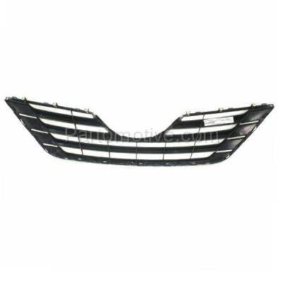 Aftermarket Replacement - GRL-2506 2007-2009 Toyota Camry XLE (Japan or USA Built Models) Front Center Face Bar Grille Assembly Chrome Shell with Black Insert Plastic - Image 3