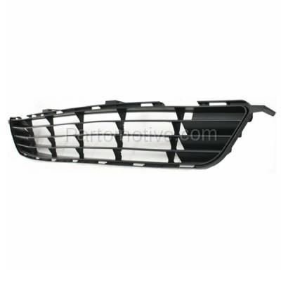 Aftermarket Replacement - GRL-2374C CAPA 2009-2010 Toyota Corolla (Vehicles Made in North America) Front Center Bumper Cover Face Bar Grille Assembly Textured Black Plastic - Image 2