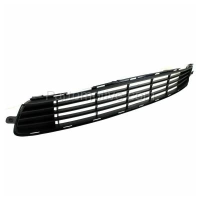 Aftermarket Replacement - GRL-2388C CAPA 2011-2013 Toyota Corolla (1.8L & 2.4L Engine) Front Lower Bumper Cover Face Bar Grille Assembly Textured Black Shell Insert Plastic - Image 2