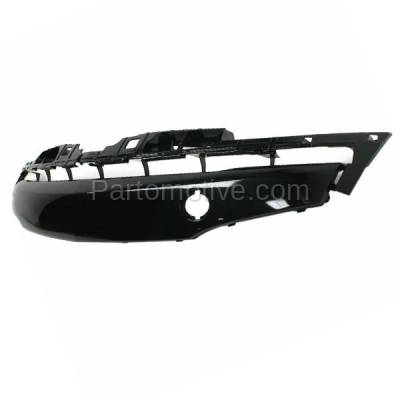 Aftermarket Replacement - GRL-2072C CAPA 2012-2013 Mazda3 2.0L 2.5L (Models with Fog Lamps) Front Center Bumper Cover Grille Assembly Painted Black with Silver Molding - Image 2