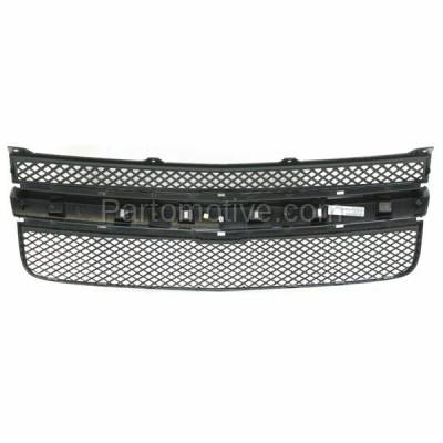 Aftermarket Replacement - GRL-1695C CAPA 2005-2009 Chevrolet Equinox (6Cyl, 3.4L 3.6L Engine) Front Grille Assembly Paintable Shell & Insert Plastic without Emblem & Center Bar - Image 3