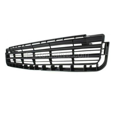 Aftermarket Replacement - GRL-1526 2009-2010 Pontiac Vibe (Base & AWD) (Wagon 4-Door) Front Lower Bumper Cover Center Face Bar Grille Assembly Black Shell & Insert Plastic - Image 2