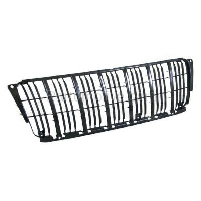 Aftermarket Replacement - GRL-1263C CAPA 1999-2003 Jeep Grand Cherokee (6Cyl 8Cyl, 4.0L 4.7L Engine) Front Center Face Bar Grille Insert Assembly Rubber Plastic - Image 2