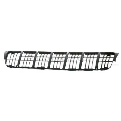 Aftermarket Replacement - GRL-1263C CAPA 1999-2003 Jeep Grand Cherokee (6Cyl 8Cyl, 4.0L 4.7L Engine) Front Center Face Bar Grille Insert Assembly Rubber Plastic - Image 3