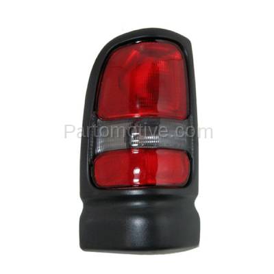 Aftermarket Auto Parts - TLT-1520LC CAPA 1994-2001 Dodge Ram 1500 & 1994-2002 Ram 2500, 3500 Truck (without Sport Package) Rear Taillight Assembly without Bulb Left Driver Side - Image 1