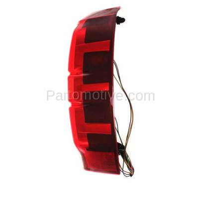 Aftermarket Auto Parts - TLT-1371RC CAPA 2007-2013 Chevrolet Avalanche (8Cyl, 5.3L 6.0L Engine) Rear Taillight Assembly Red Clear Lens & Housing with Bulb Right Passenger Side - Image 2