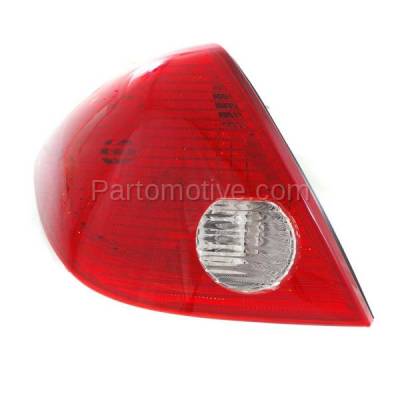 Aftermarket Auto Parts - TLT-1372LC CAPA 2005-2010 Pontiac G6 Sedan 4-Door (2.4L 3.5L 3.6L 3.9L) Rear Taillight  Assembly Red Clear Lens & Housing with Bulb Left Driver Side - Image 2