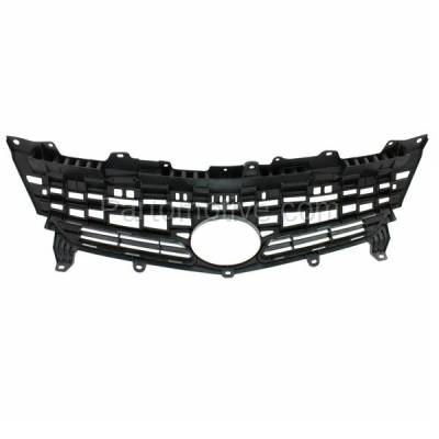 Aftermarket Replacement - GRL-2558C CAPA 2012-2015 Toyota Prius & Prius Plug-In (1.8 Liter Electric/Gas Engine) Front Center Face Bar Grille Assembly Textured Black Shell & Insert - Image 3