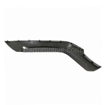 Aftermarket Replacement - FDF-1019L 2005-2007 Jeep Liberty (4Cyl & 6Cyl) (Code K3P) Front Fender Flare Wheel Opening Molding Arch Textured Dark Gray Plastic Left Driver Side - Image 2