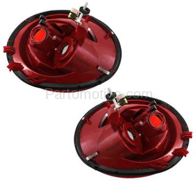 Aftermarket Replacement - TLT-1389L & TLT-1389R 2006-2010 Volkswagen Beetle (Convertible or Hatchback) Rear Taillight Assembly Lens & Housing without Bulb PAIR SET Left & Right Side - Image 3
