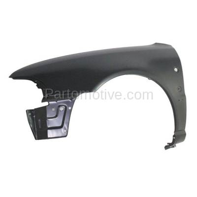 Aftermarket Replacement - FDR-1041L 1996-1997 Audi A4 & A4 Quattro Front Fender Quarter Panel (with Emblem Provision) with Turn Signal Light Hole Left Driver Side - Image 2