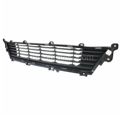 Aftermarket Replacement - GRL-2009C CAPA 2013-2015 Lexus ES350 (6Cyl, 3.5 Liter Engine) Front Center Lower Bumper Cover Grille Assembly Plastic Textured Gray - Image 2