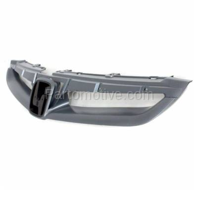 Aftermarket Replacement - GRL-1842C CAPA 2006-2007 Honda Accord Sedan (Japan, Mexico & USA Built Models) Front Center Grille Assembly Primed Shell & Insert Plastic - Image 2