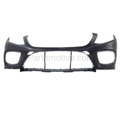 Aftermarket Replacement - BUC-3931FC CAPA 2016-2018 Mercedes-Benz GLE-Class Front Bumper Cover Assembly (without Park Assist Sensor Holes) Paint to Match Plastic - Image 1