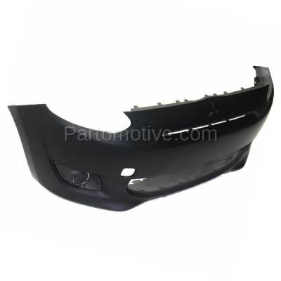 Aftermarket Replacement - BUC-3968FC CAPA 2014-2015 Mitsubishi Mirage 1.3L (DE, ES, RF, SE) Front Bumper Cover Assembly (For Use with or without Fog Lights) Primed Plastic - Image 2