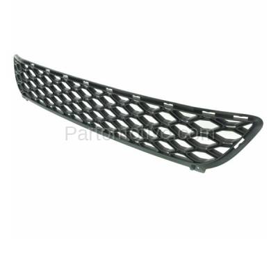 Aftermarket Replacement - GRL-1959 2010-2011 Kia Rio Sedan & Rio5 Hatchback (4Cyl, 1.6 Liter Engine) Front Lower Bumper Cover Grille Assembly Textured Dark Gray - Image 2