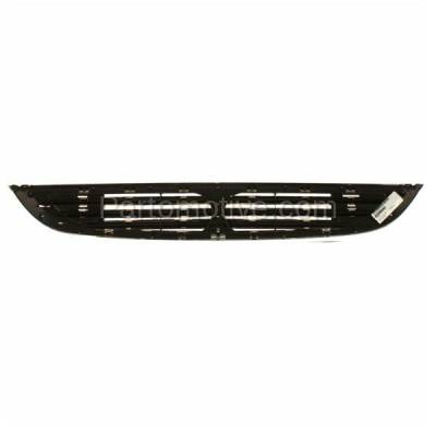 Aftermarket Replacement - GRL-2180 2002-2004 Mini Cooper (Base Model) Hatchback (For Models without Aero Package) Front Grille Assembly Chrome Shell with Black Insert - Image 3