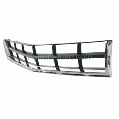 Aftermarket Replacement - GRL-1534C CAPA 2010-2012 Cadillac SRX (2.8L & 3.0L & 3.6L) Front Bumper Cover Center Face Bar Grille Assembly Textured Gray Shell & Insert Plastic - Image 2