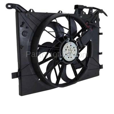Aftermarket Replacement - FMA-1950 RADIATOR FAN ASSEMBLY FOR MODELS WITH 2.4L L5 WITHOUT TURBO VO3115115 - Image 2