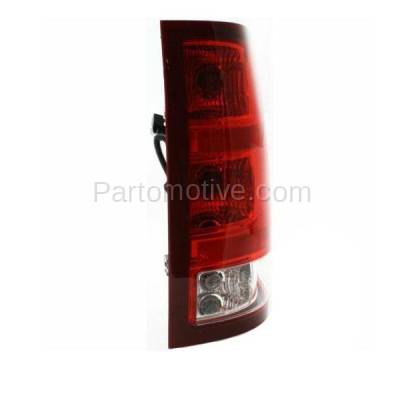 Aftermarket Auto Parts - TLT-1312RC CAPA 2007-2014 GMC Sierra Truck (excluding 2007 Classic) (without Dark Red Trim) Taillight Assembly Lens Housing with Bulb Right Passenger Side - Image 2