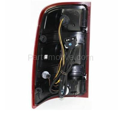Aftermarket Auto Parts - TLT-1312RC CAPA 2007-2014 GMC Sierra Truck (excluding 2007 Classic) (without Dark Red Trim) Taillight Assembly Lens Housing with Bulb Right Passenger Side - Image 3