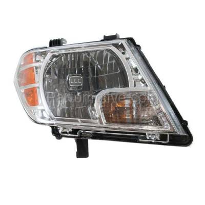 Aftermarket Replacement - HLT-1821RC CAPA 2009-2021 Nissan Frontier Pickup Truck (Extended & Crew Cab 4-Door) Front Halogen Headlight Headlamp with Bulb Right Passenger Side - Image 2