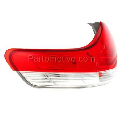 Aftermarket Auto Parts - TLT-1630LC CAPA 2011-2014 Toyota Sienna (except SE Model) Rear Outer Quarter Panel Taillight Assembly Lens & Housing with Bulb Left Driver Side - Image 2