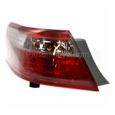 Aftermarket Replacement - TLT-1659L 2007-2009 Toyota Camry (Models Built In Japan) (excluding Hybrid Models) Rear Outer Taillight Assembly without Bulb Left Driver Side - Image 2