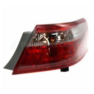 Aftermarket Replacement - TLT-1659R 2007-2009 Toyota Camry (Models Built In Japan) (excluding Hybrid Models) Rear Outer Taillight Assembly without Bulb Right Passenger Side - Image 2