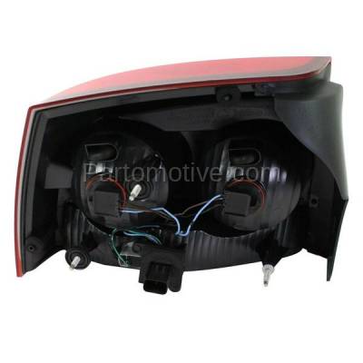 Aftermarket Replacement - TLT-1599R 2009-2010 Dodge Charger (8Cyl 6Cyl, 6.1L 5.7L 3.5L 2.7L Engine) Taillight Assembly Red Clear Lens & Housing with Bulb Right Passenger Side - Image 3