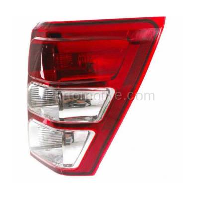 Aftermarket Replacement - TLT-1377R 2006-2013 Suzuki Grand Vitara (4Cyl 6Cyl, 2.4L 2.7L 3.2L) Rear Taillight Assembly Red Clear Lens & Housing without Bulb Right Passenger Side - Image 2