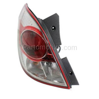 Aftermarket Replacement - TLT-1421L 2008-2009 Saturn Vue (Red Line Model) Rear Taillight Taillamp Assembly Red Clear Lens & Housing with Bulb Left Driver Side - Image 2