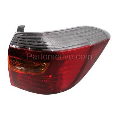 Aftermarket Replacement - TLT-1423R 2008-2010 Toyota Highlander (Sport, Sport Premium) (Japan Built Models) Rear Taillight Assembly Red Amber with Smoked Lens Right Passenger Side - Image 2
