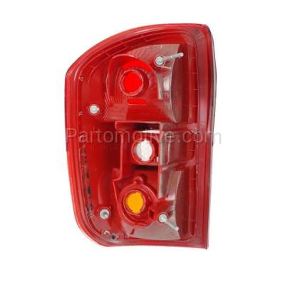 Aftermarket Replacement - TLT-1425R 2001-2003 Toyota RAV4 (4Cyl, 2.0L Engine) Rear Taillight Assembly Red Clear Lens & Housing without Bulb Right Passenger Side - Image 3