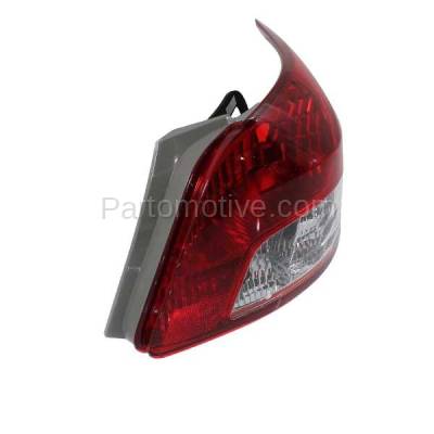 Aftermarket Replacement - TLT-1328R 2007-2012 Toyota Yaris Sedan (Models without Sport Package) Rear Taillight Assembly Lens & Housing without Bulb Right Passenger Side - Image 2