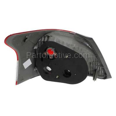 Aftermarket Replacement - TLT-1328R 2007-2012 Toyota Yaris Sedan (Models without Sport Package) Rear Taillight Assembly Lens & Housing without Bulb Right Passenger Side - Image 3